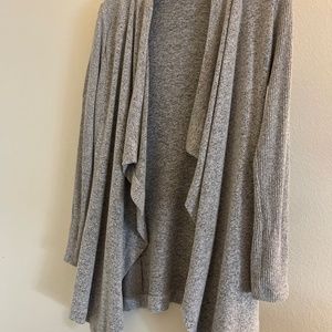White House Black Market Sweater waterfall cardigan